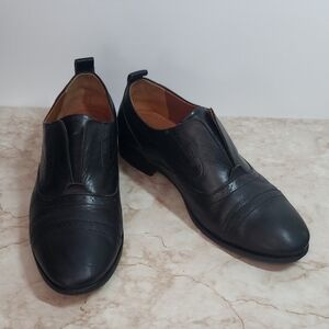 Pikolinos Classic Black Leather Comfort Low Heel Loafers Womensv Shoes Size 41